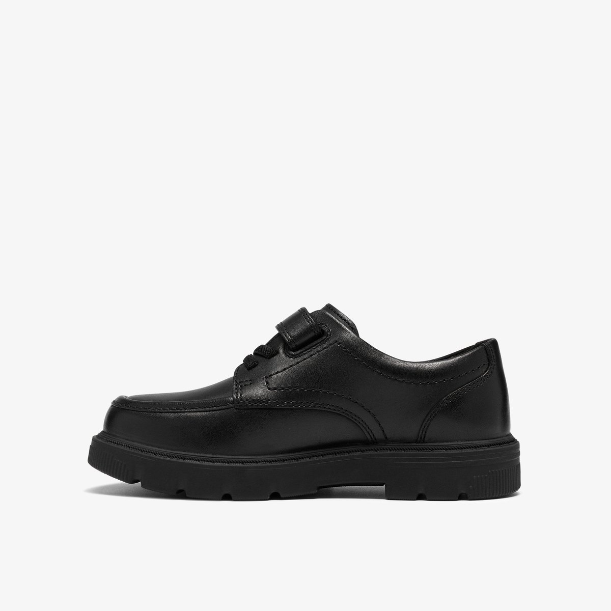 Derbies Cuir Coupe Large LORCAM LANE K noir, CLARKS
