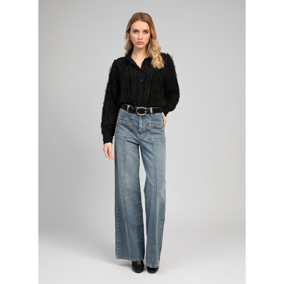 Chemise SOPHENA noir, AN'GE