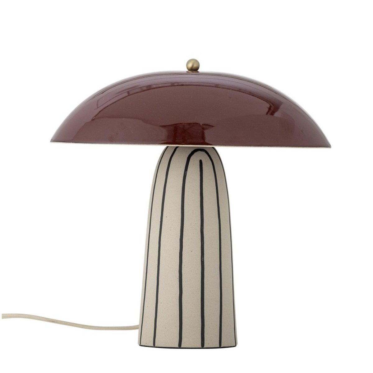 Lampe à poser design grès ARVID multicolore, BLOOMINGVILLE