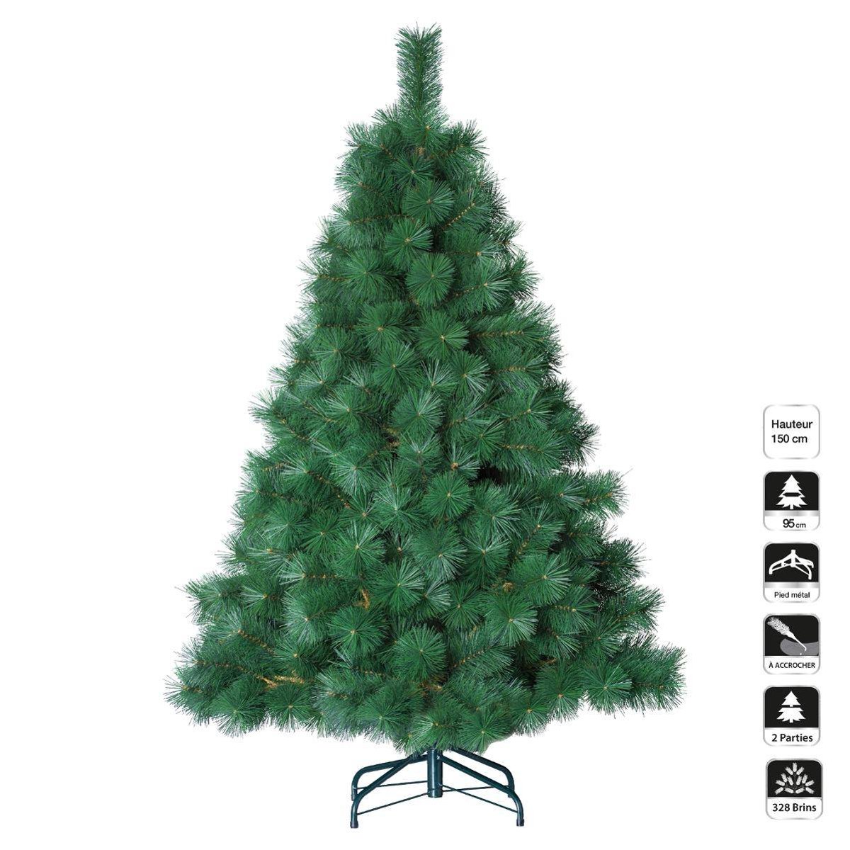 Sapin Nebraska Spruce 150 Cm vert, FEERIC LIGHTS & CHRISTMAS