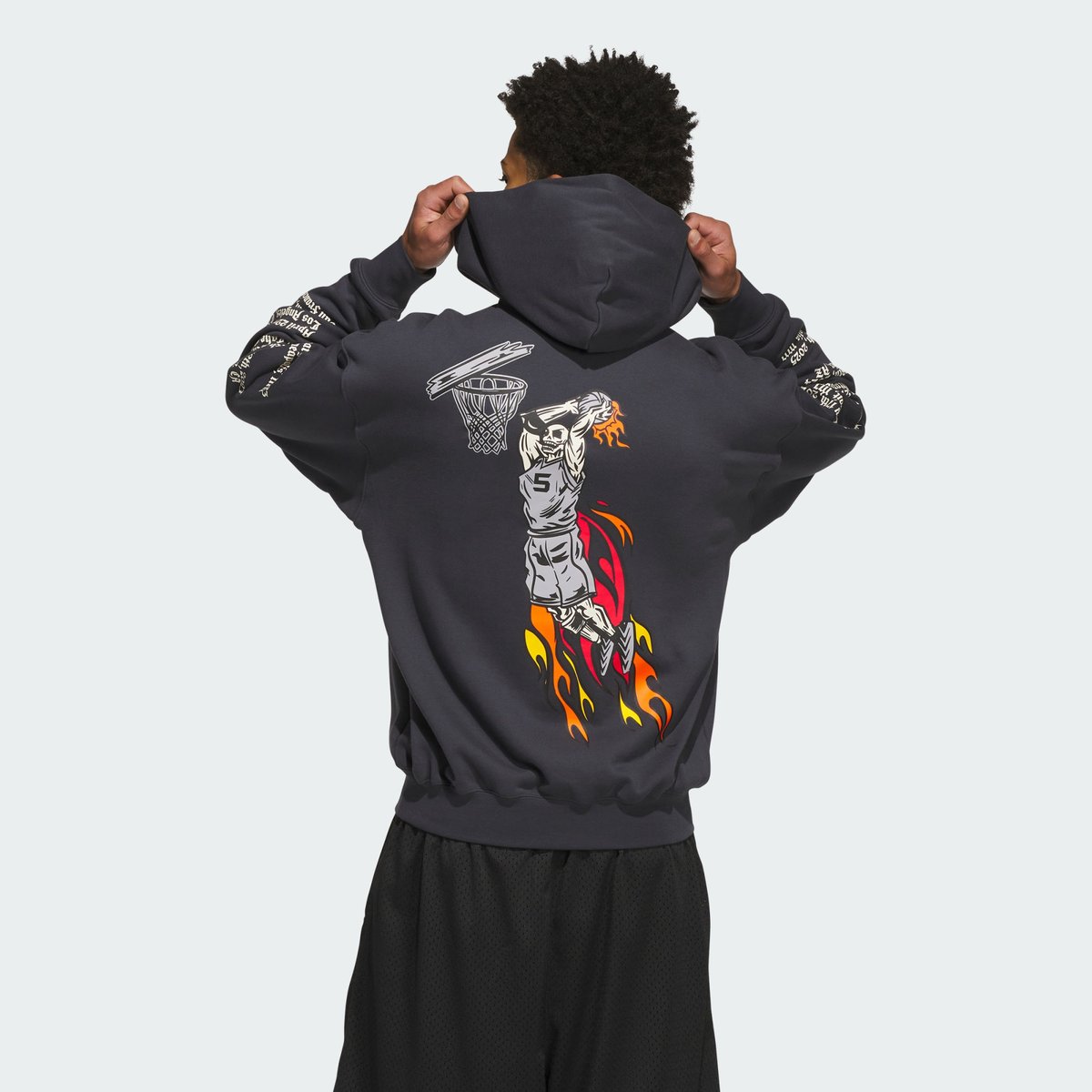 Sweat-Shirt À Capuche Anthony Edwards Stan Down night grey, adidas Performance