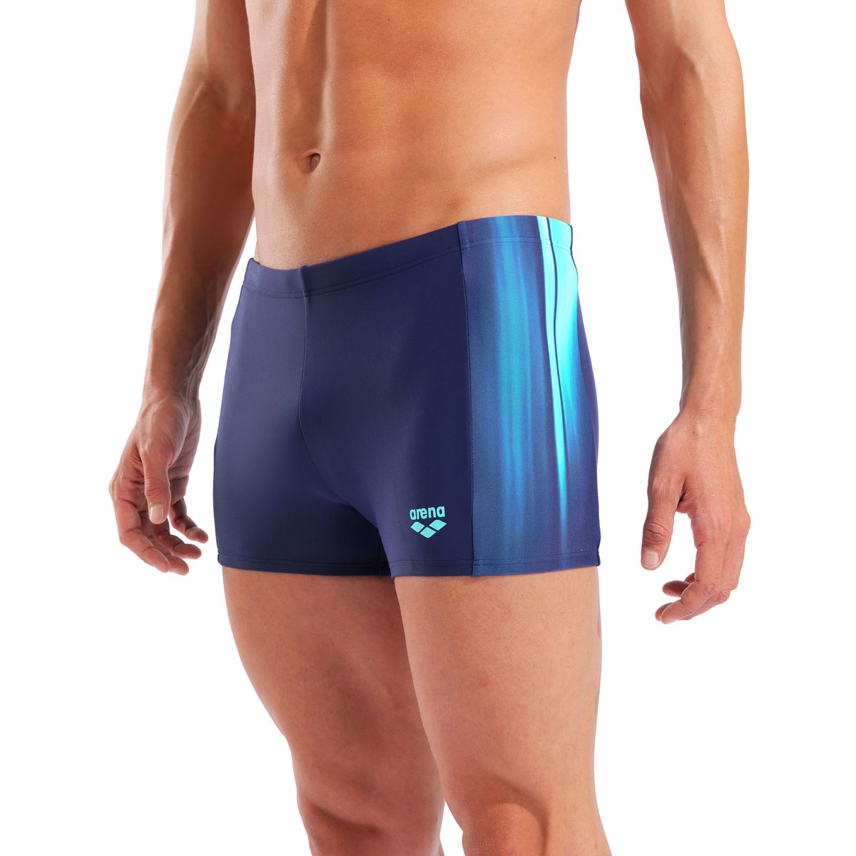 Short de bain taille basse pour homme arena Feel Light navy-multi, ARENA