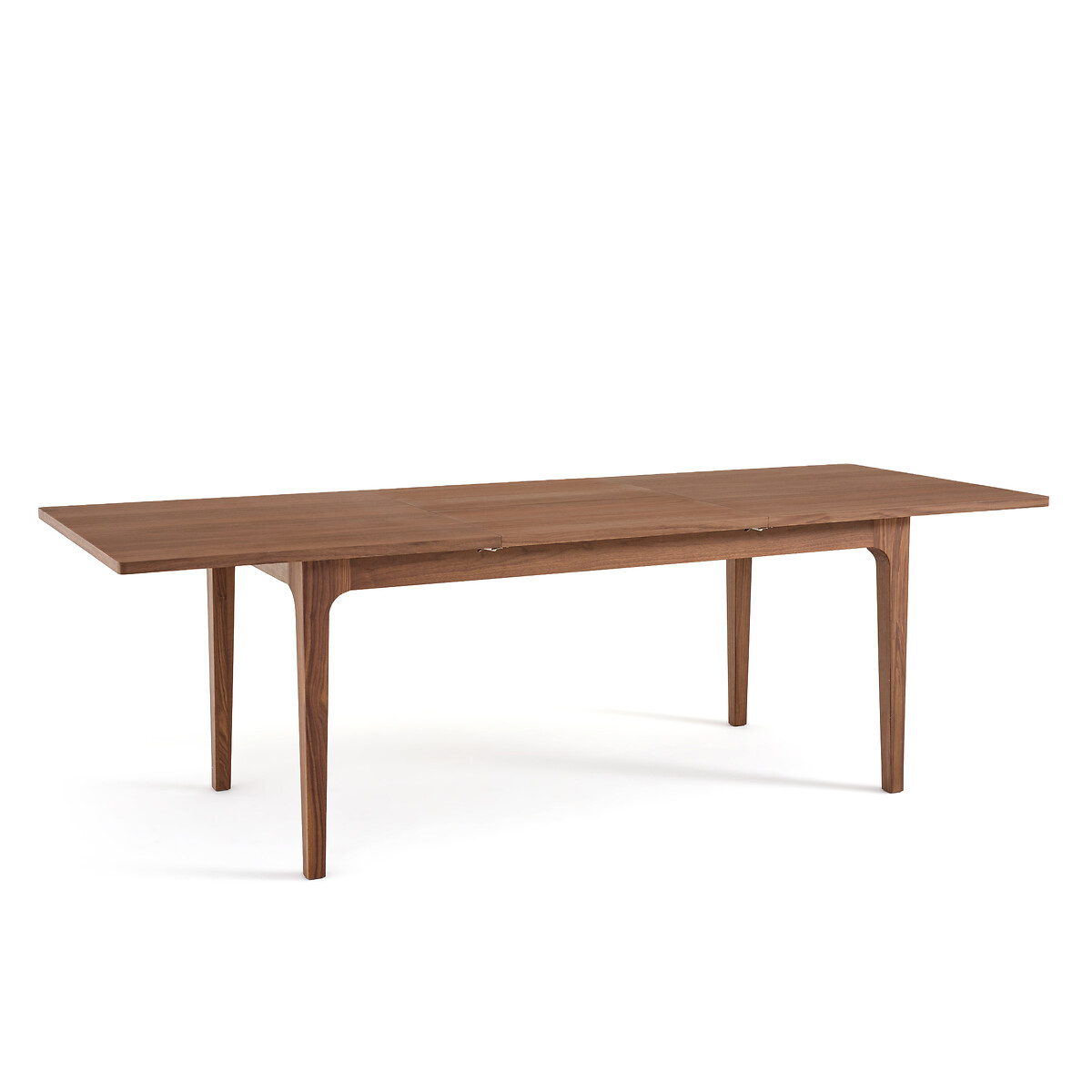 Table à manger, extensible, plaqué noyer, 6 à 10 couverts, VINTELE coloris noyer, LA REDOUTE INTERIEURS