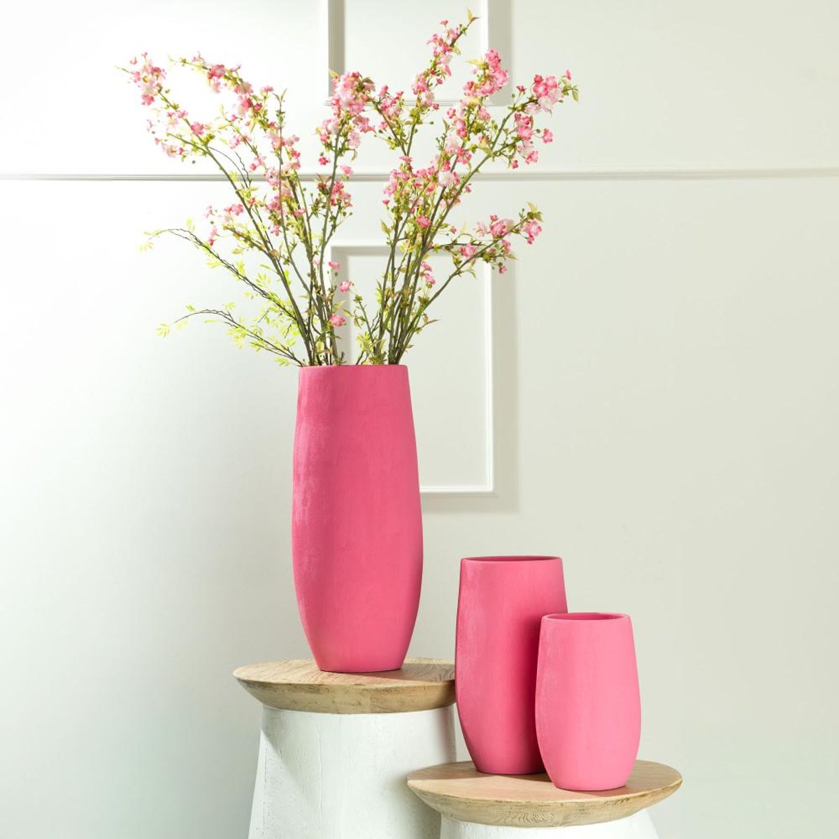 Vase Galea   h60   - GALEA rose, AMADEUS