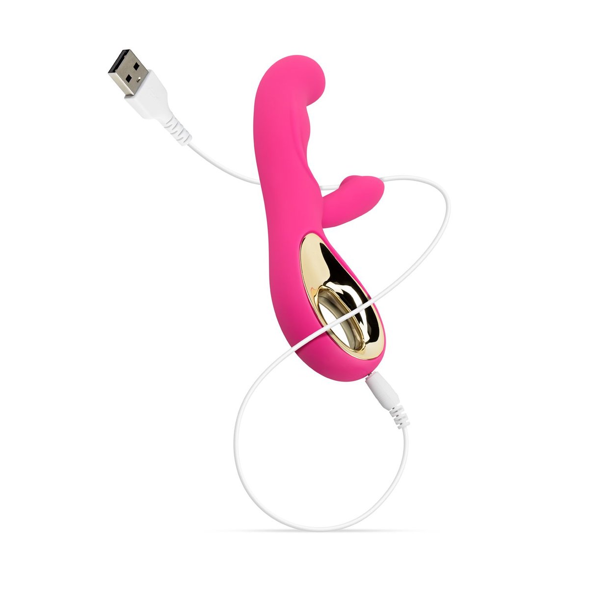 Vibromasseur rabbit rose, EASY TOYS