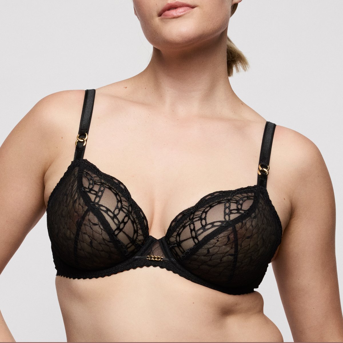 Soutien gorge à décolleté plongeant NAICA noir - noir, PRIMADONNA