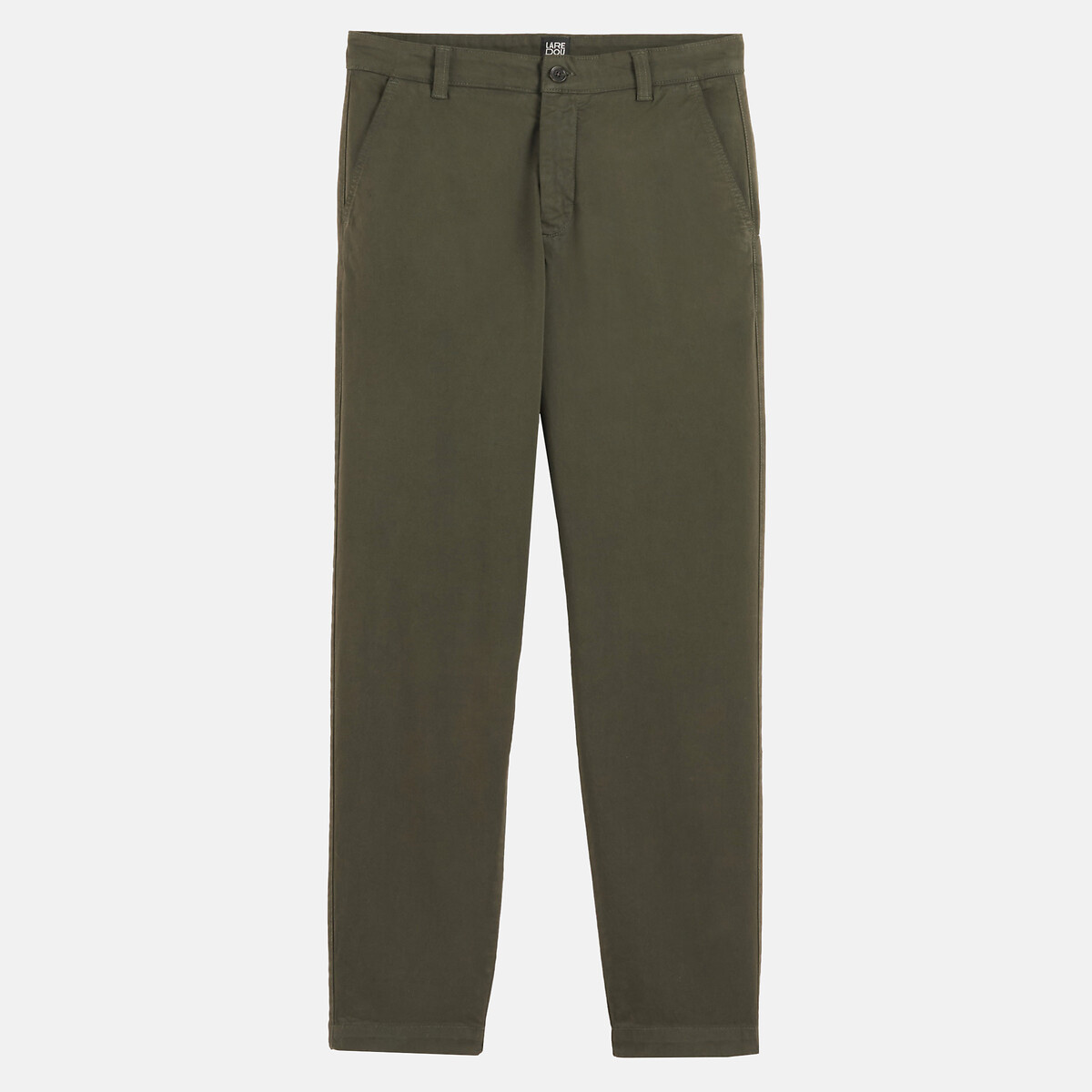 Pantalon chino, coupe large vert kaki, LA REDOUTE COLLECTIONS