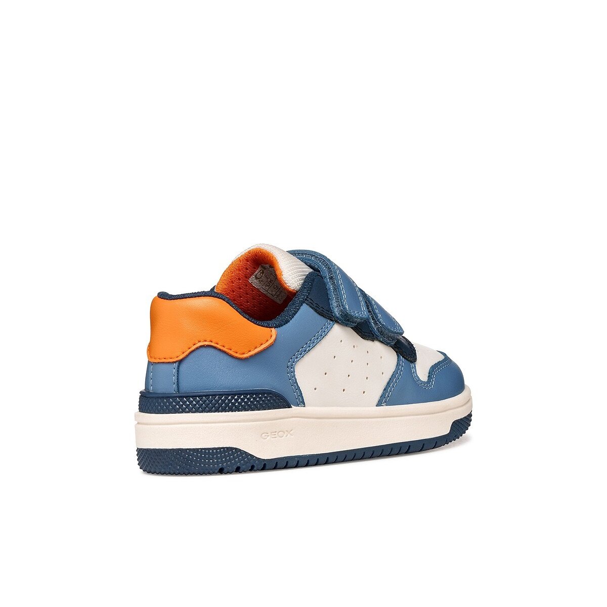 Baskets respirantes à scratchs, WASHIBA blanc/bleu, GEOX
