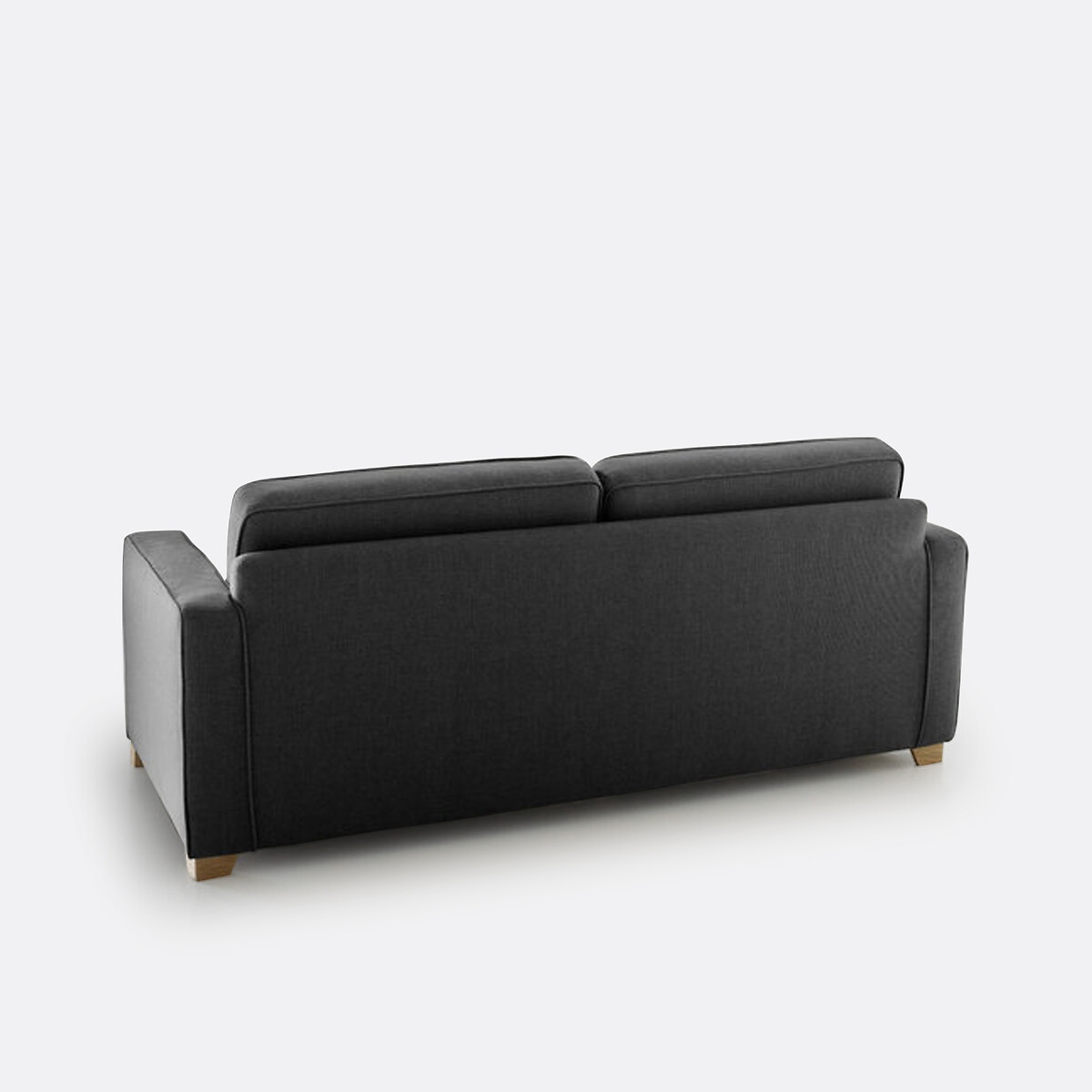 Canapé convertible polyester, 2 ou 3 places, Ajis gris anthracite, SO'HOME