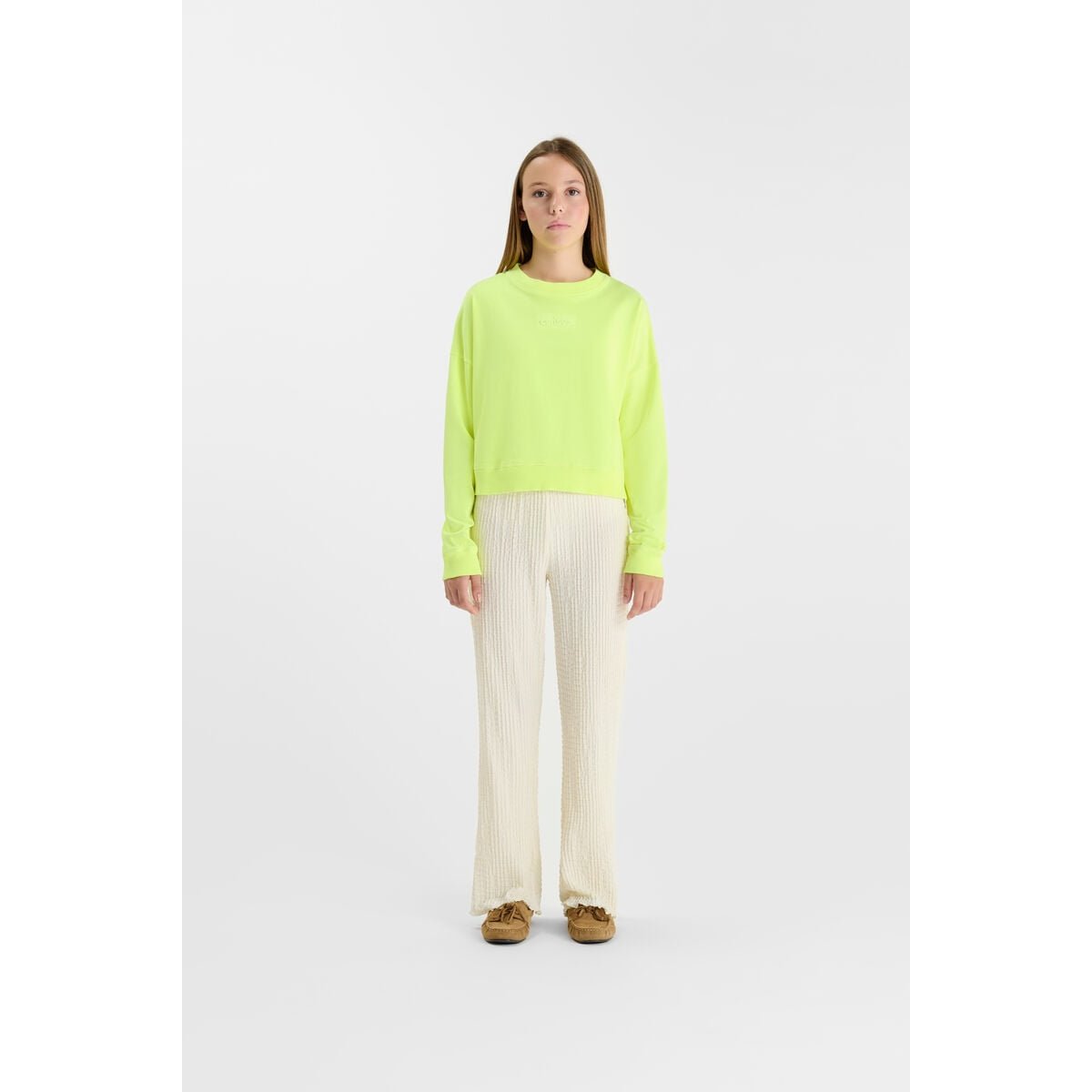 Sweat-Shirt NILAGI yellow fluo, LE TEMPS DES CERISES