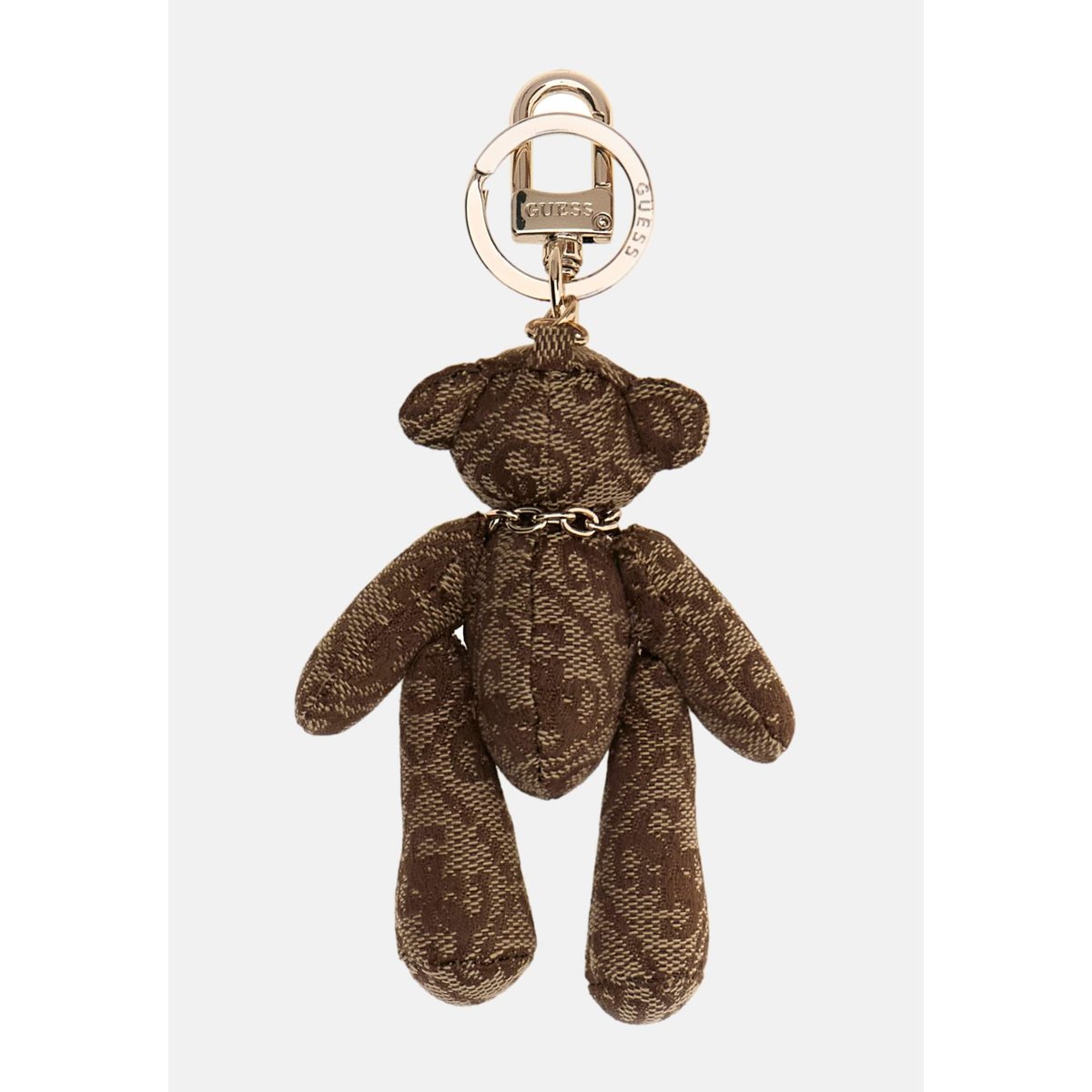 Porte-Clés 4G Teddy beige multi, GUESS