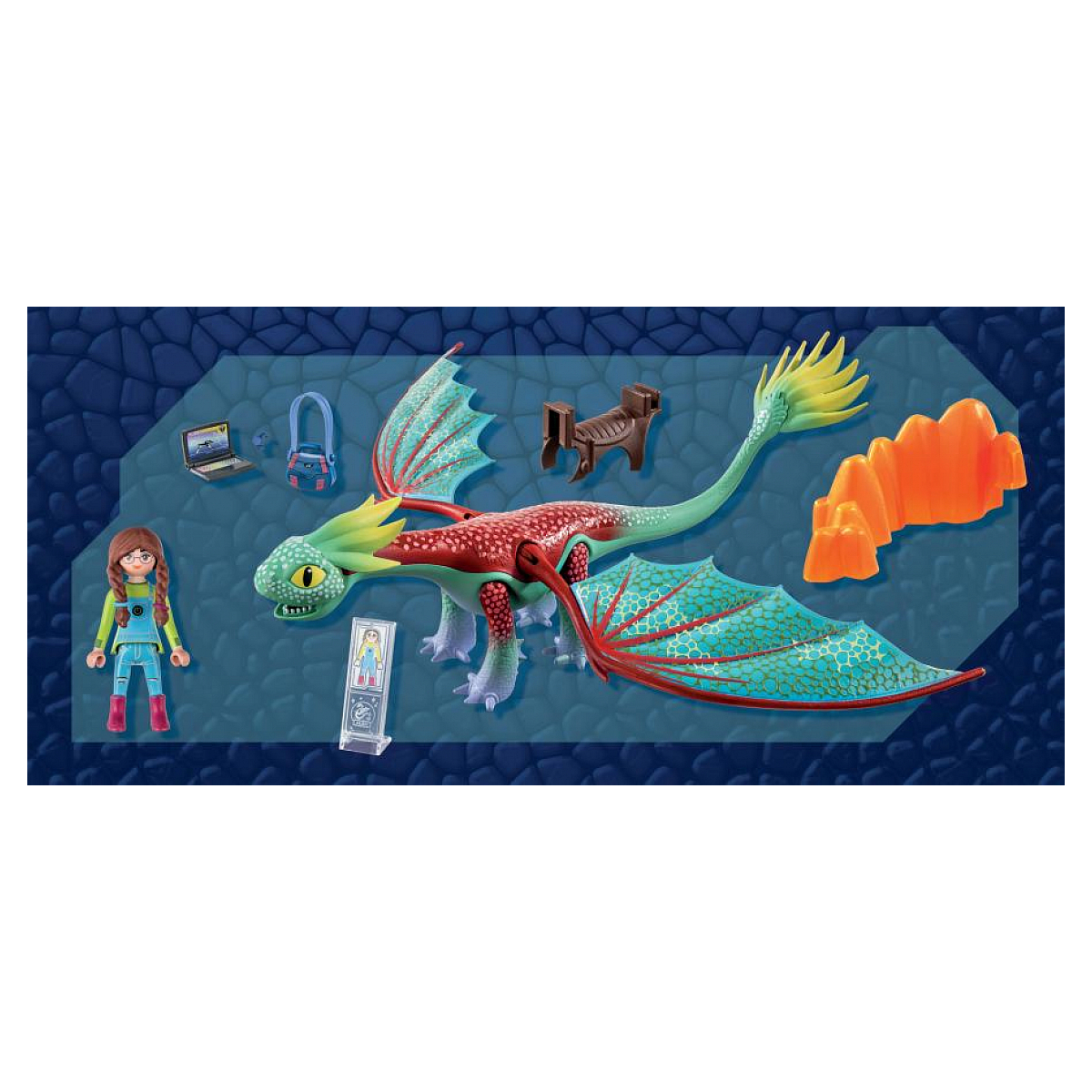 71083 Dragons Nine Realms: Feathers  and  Alex multicolore, PLAYMOBIL