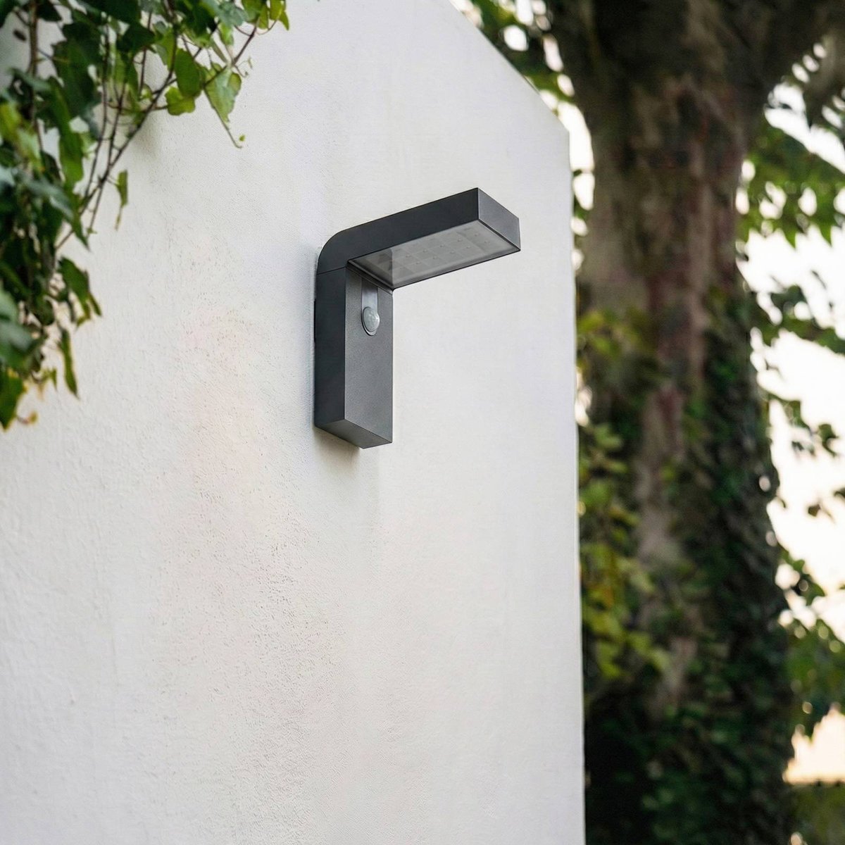 Applique extérieure en aluminiumLED, Aurino noir, transparent, PRIOS