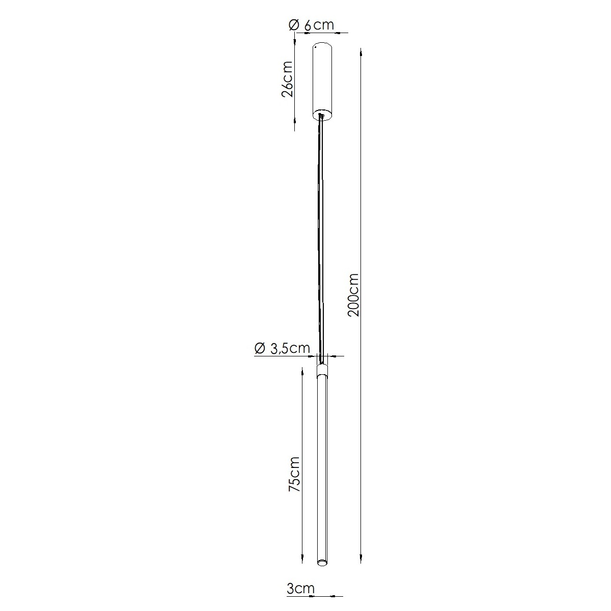 Suspension Acier Rose LED 1 Trang rose, EDEN