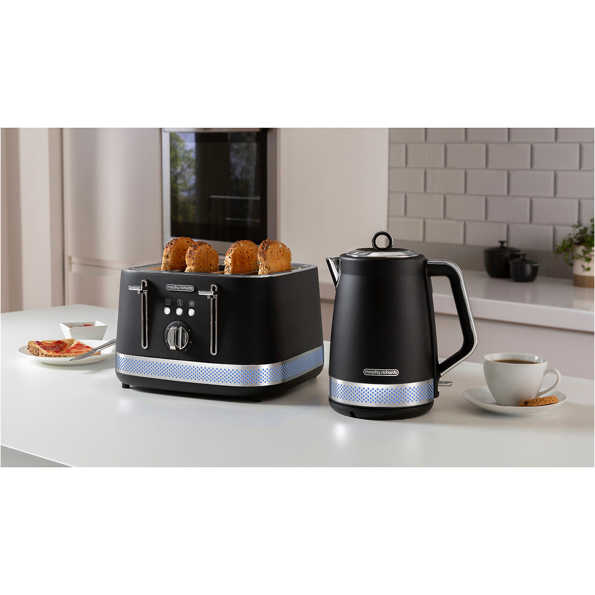 Illumination 4-Slice Toaster black, MORPHY RICHARDS