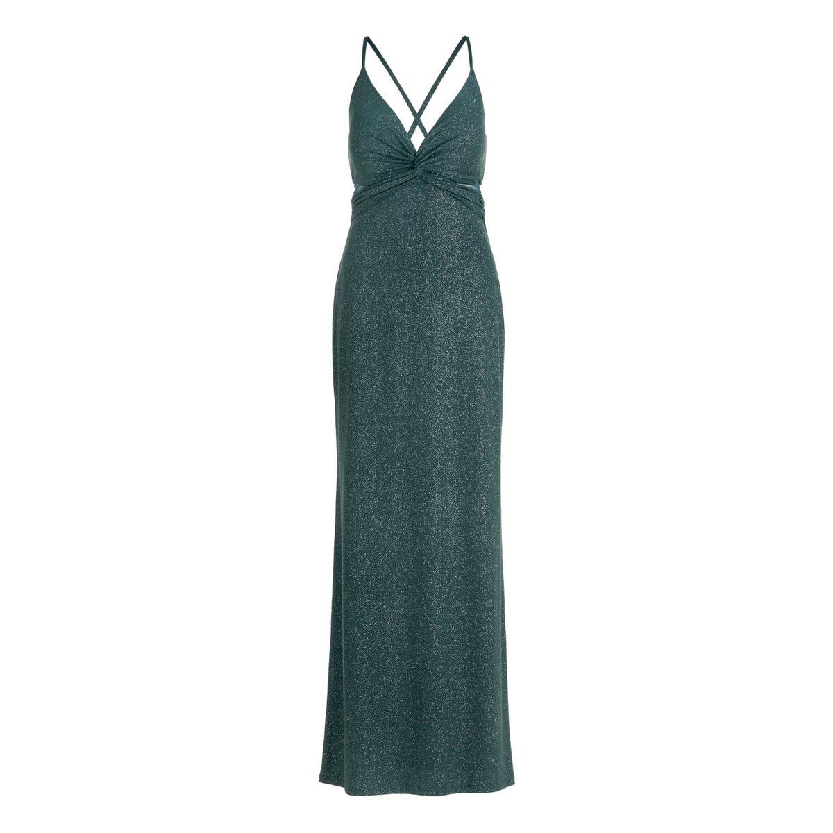 Robe de soirée à découpes dark green/grey, VERA MONT