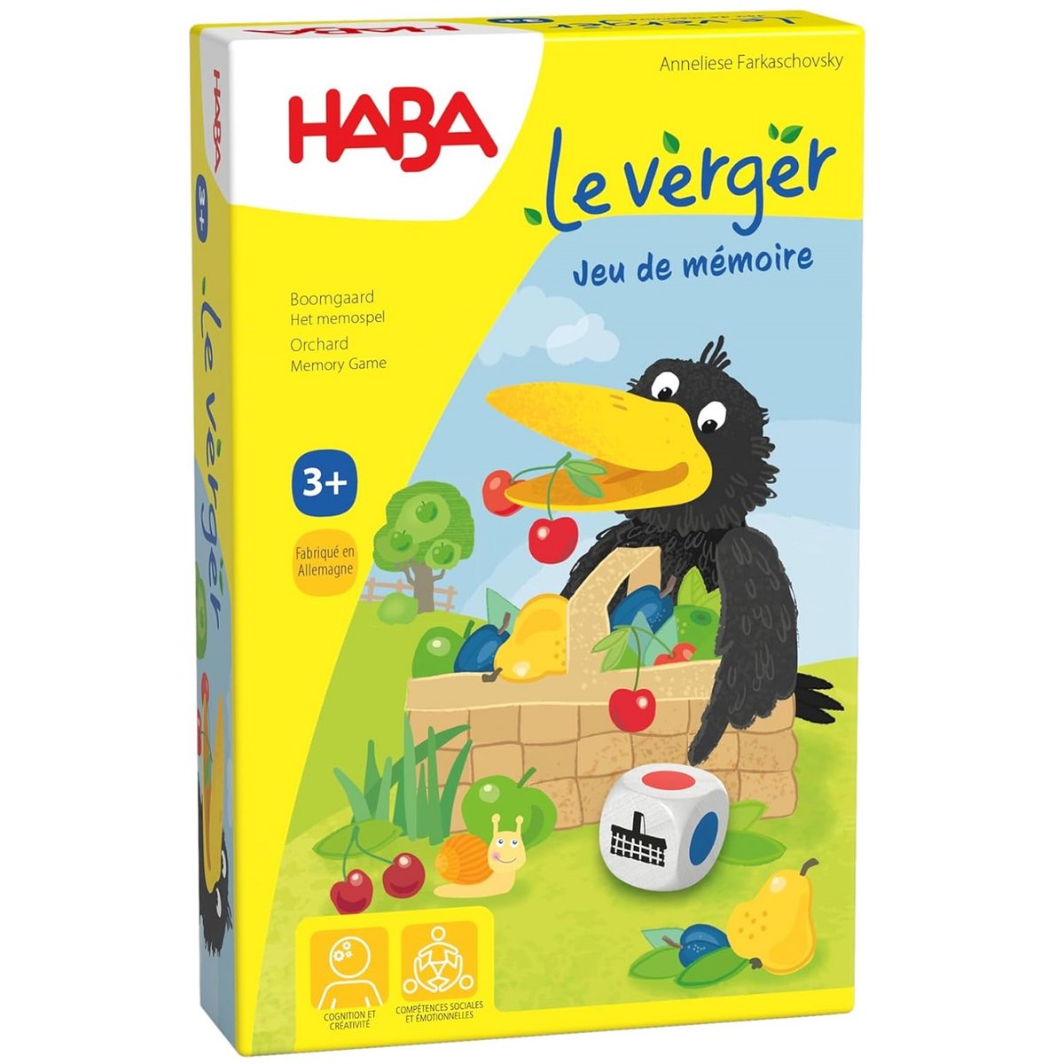 Le verger jeu de mémoire jaune, HABA