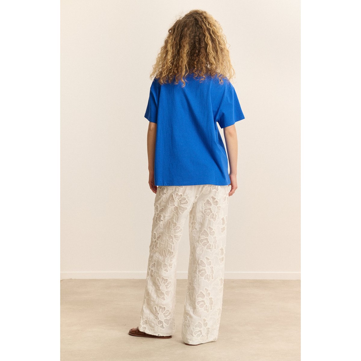 T-shirt imprimé manches courtes SOLEIL bleu, GARANCE PARIS