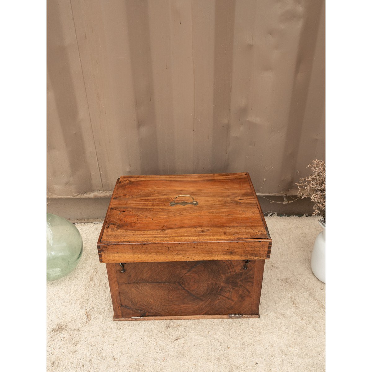 Coffret de dentellière en noyer Lucien N°214 - Bon état bois foncé, DEBONGOUT
