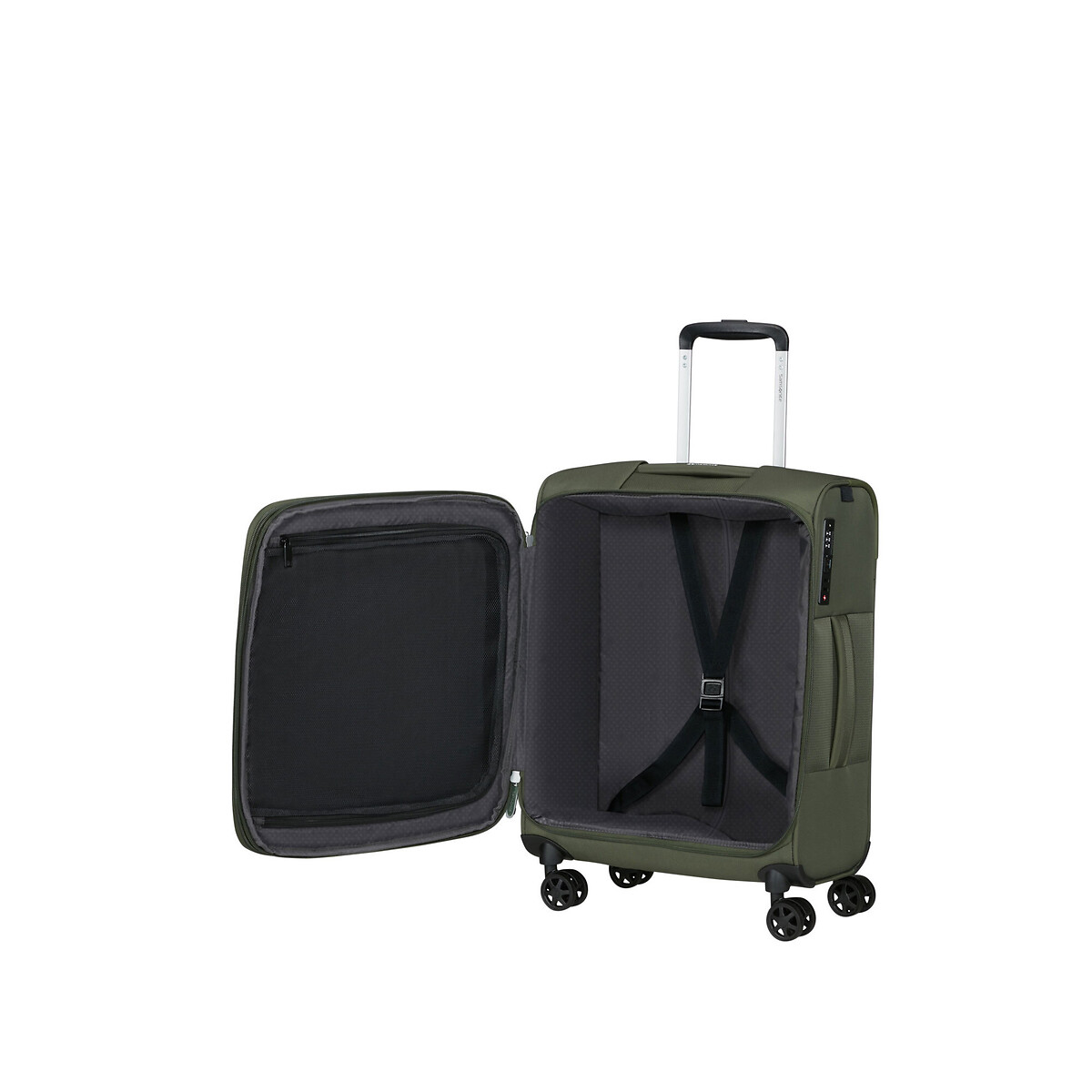 Mala de Cabine Gotwist, 55cm 42L, Samsonite verde, SAMSONITE