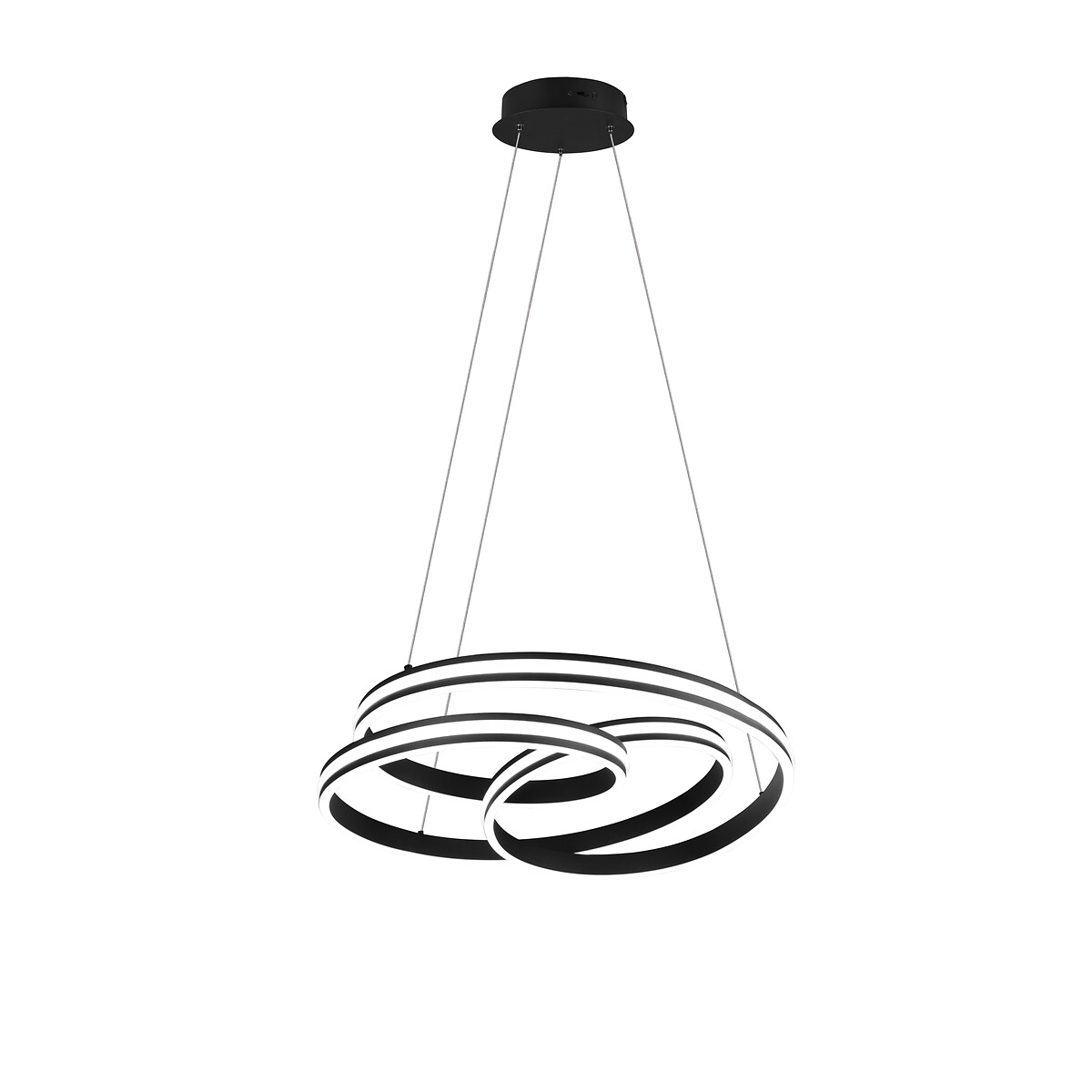 Candeeiro de teto Nuria, TRIO Lighting preto , TRIO LIGHTING