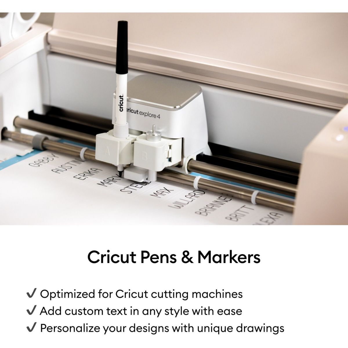 Accessoire Kit de stylos métallisés (5 unités) couleur unique, CRICUT