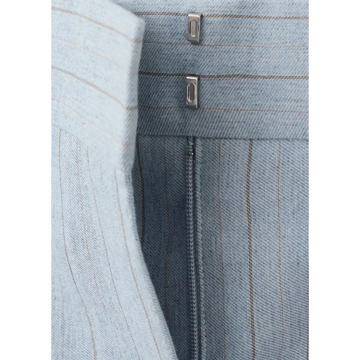 Pantalon de costume fines rayures bleu, MANGO
