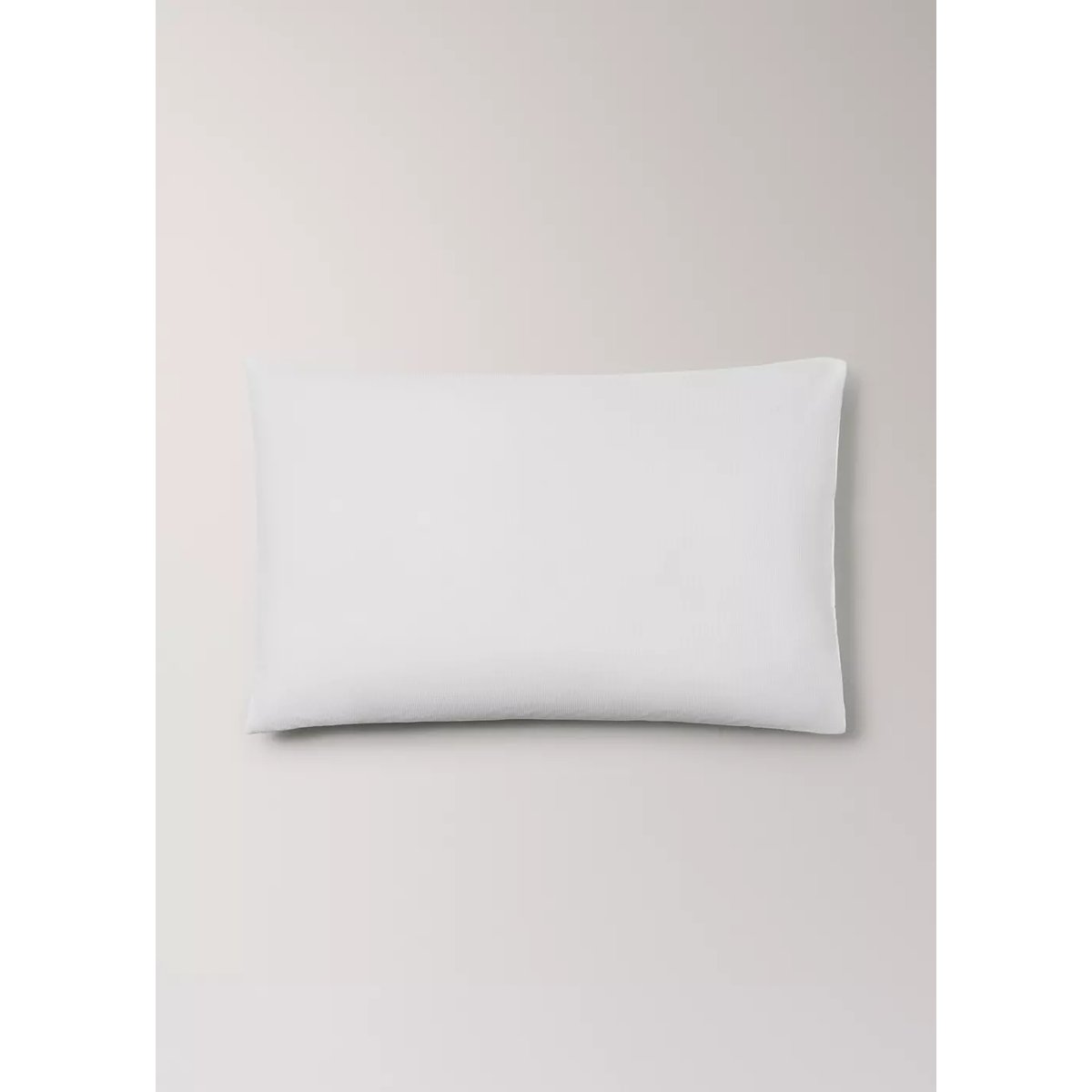 Taie d'oreiller percale de coton piqué 50x75 cm blanc, MANGO HOME