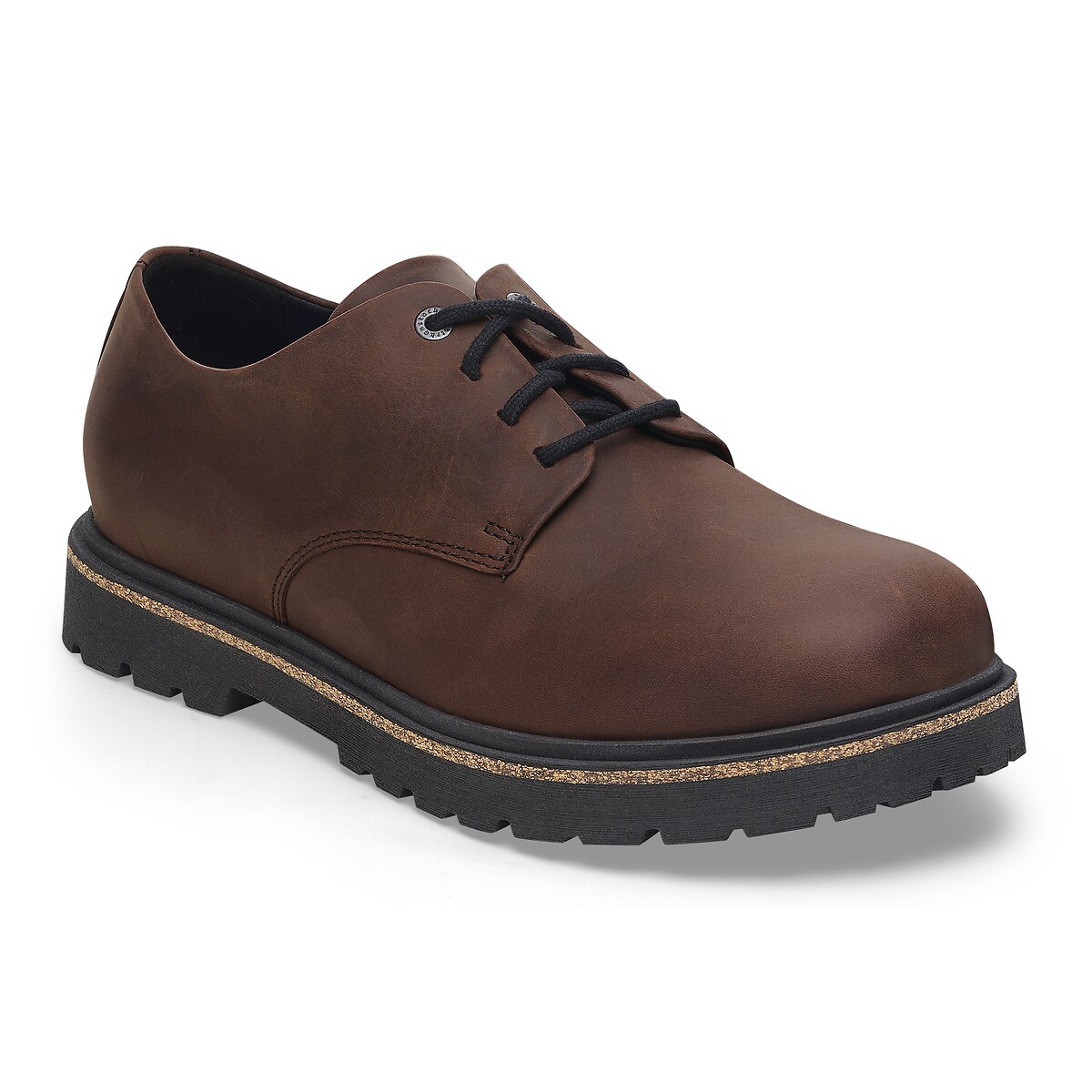 Derbies en cuir HIGHWOOD LACE LOW marron, BIRKENSTOCK