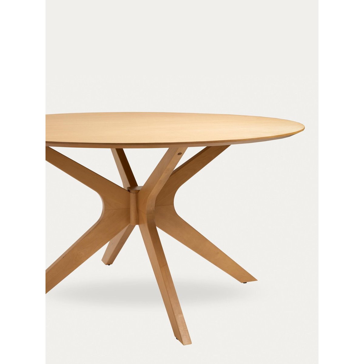 Table à manger Bois - MOORE beige clair, KENAY