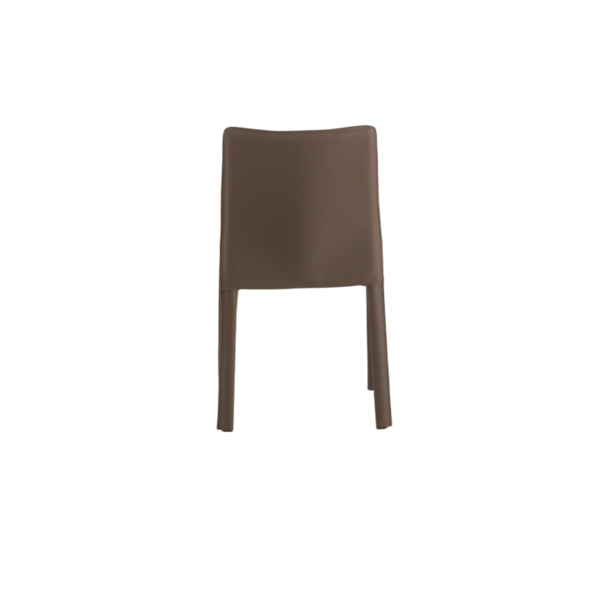 Chaise moderne en simili (lot de 2) CORTINA marron, PIER IMPORT
