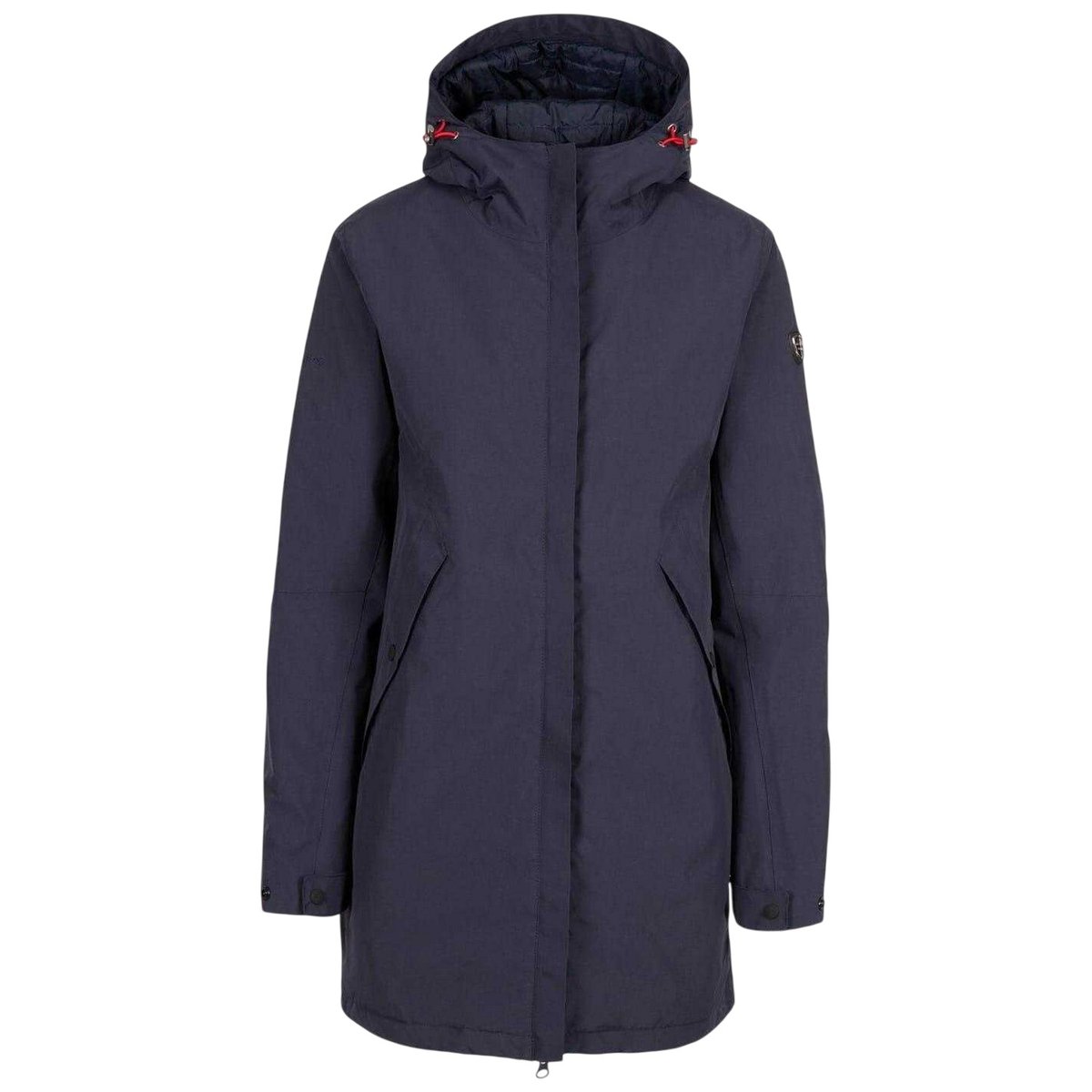 Imperméable uni à capuche ajustable OVERCAST bleu marine, TRESPASS