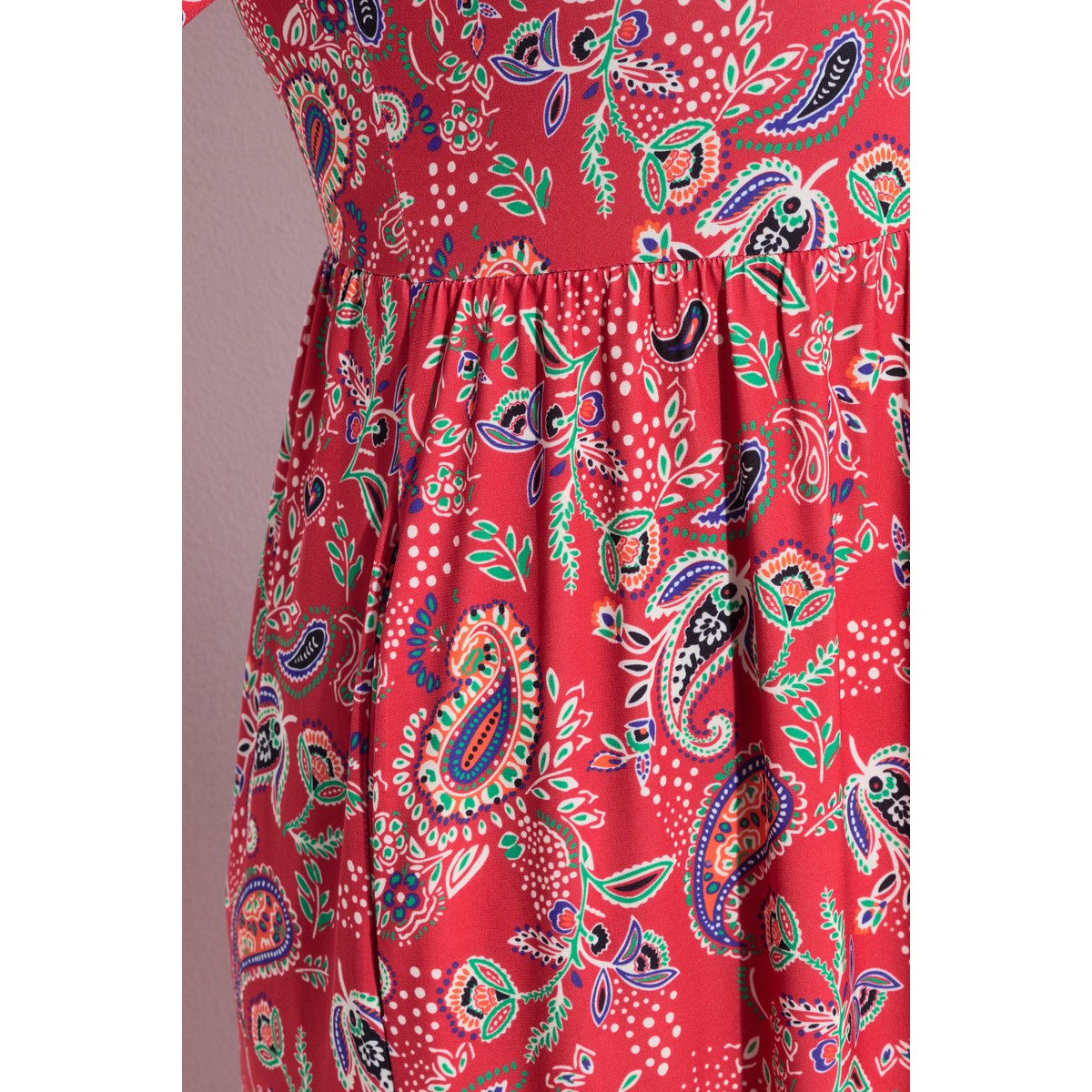 Robe maxi bleu paon, ULLA POPKEN
