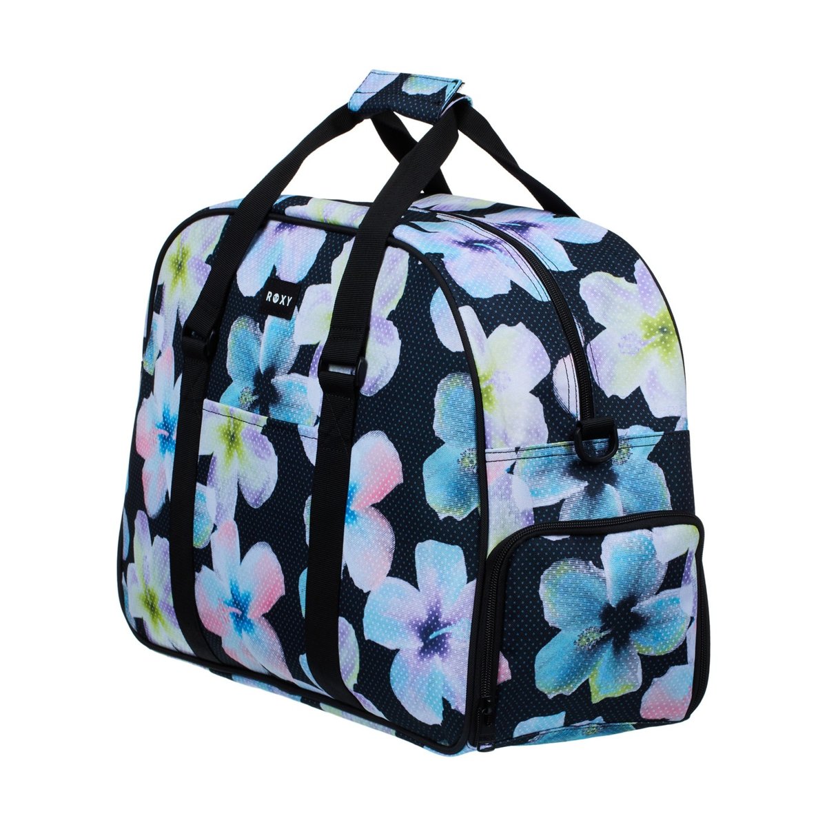 Sac de sport moyen FEEL HAPPY. noir anthracite im fleur real, ROXY