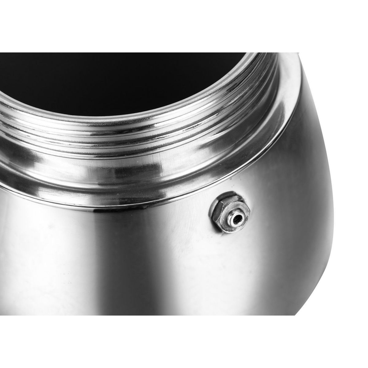 Cafetière italienne 6 tasses induction inox, ESSENTIEL B