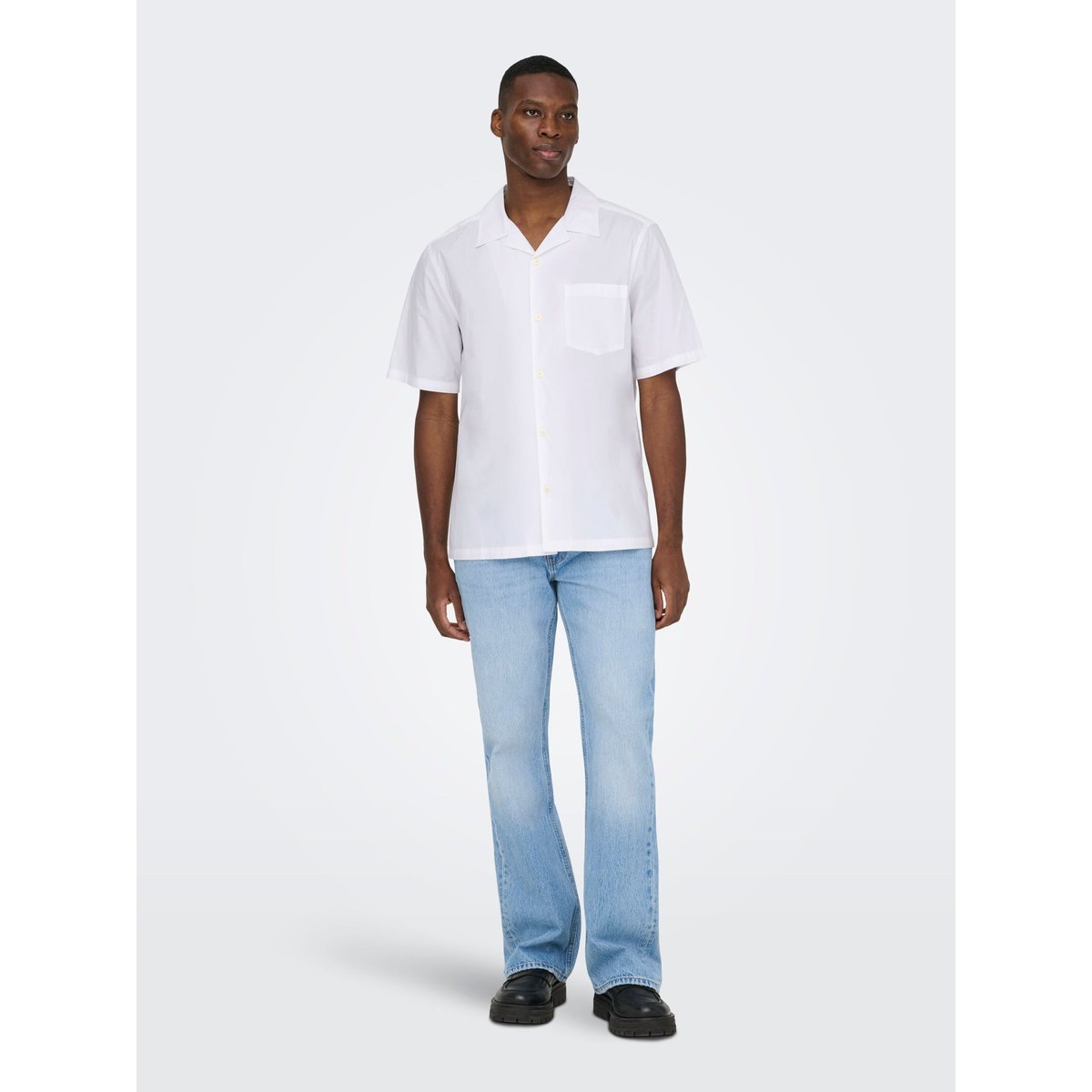 Chemise bright white, ONLY & SONS