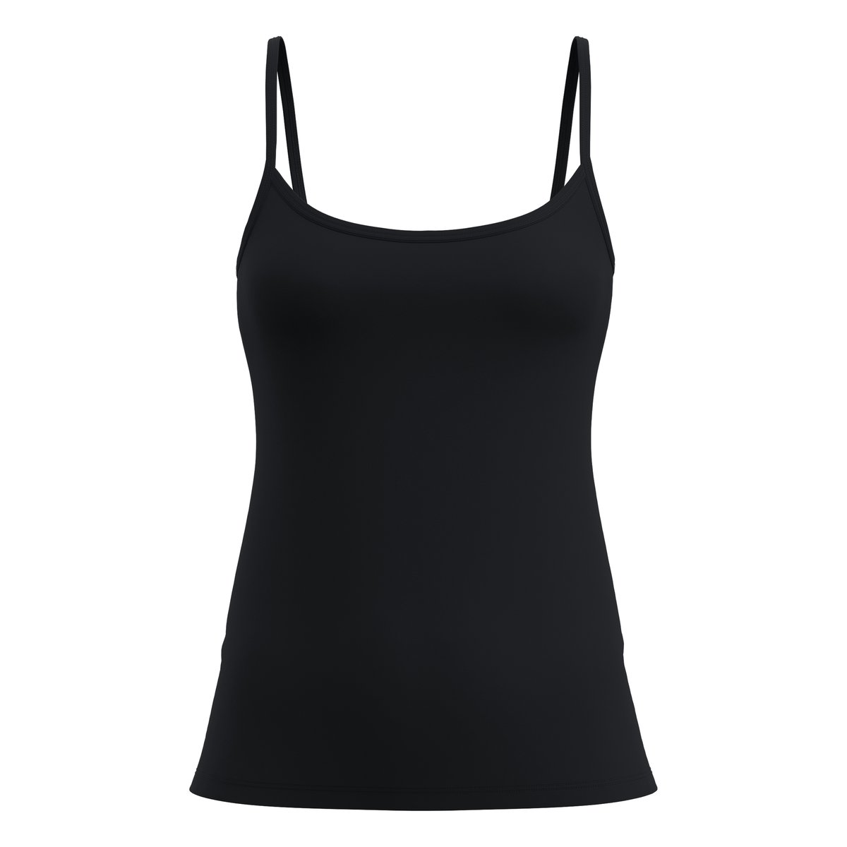 Top à fines bretelles à bretelles Coton ESSENTIAL COTTON noir, CALIDA
