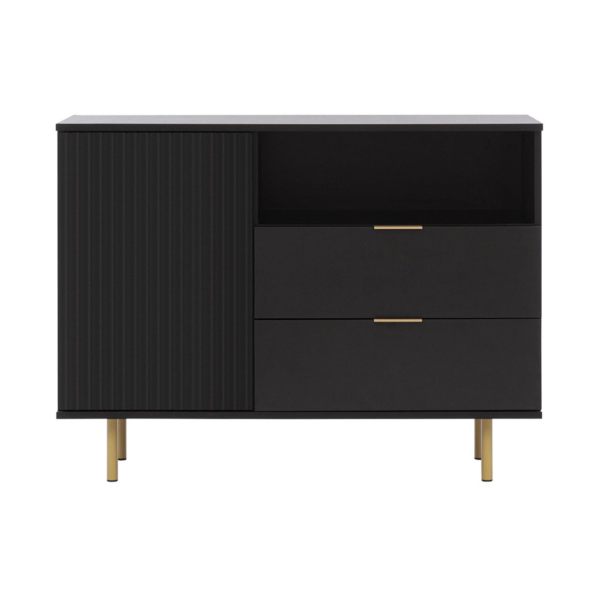 Buffet - MONICA noir, BEST MOBILIER