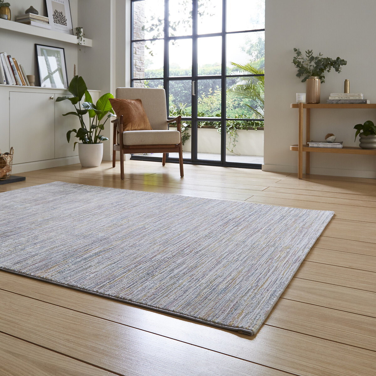 Textured Stripe Rug pink/blue, SO'HOME