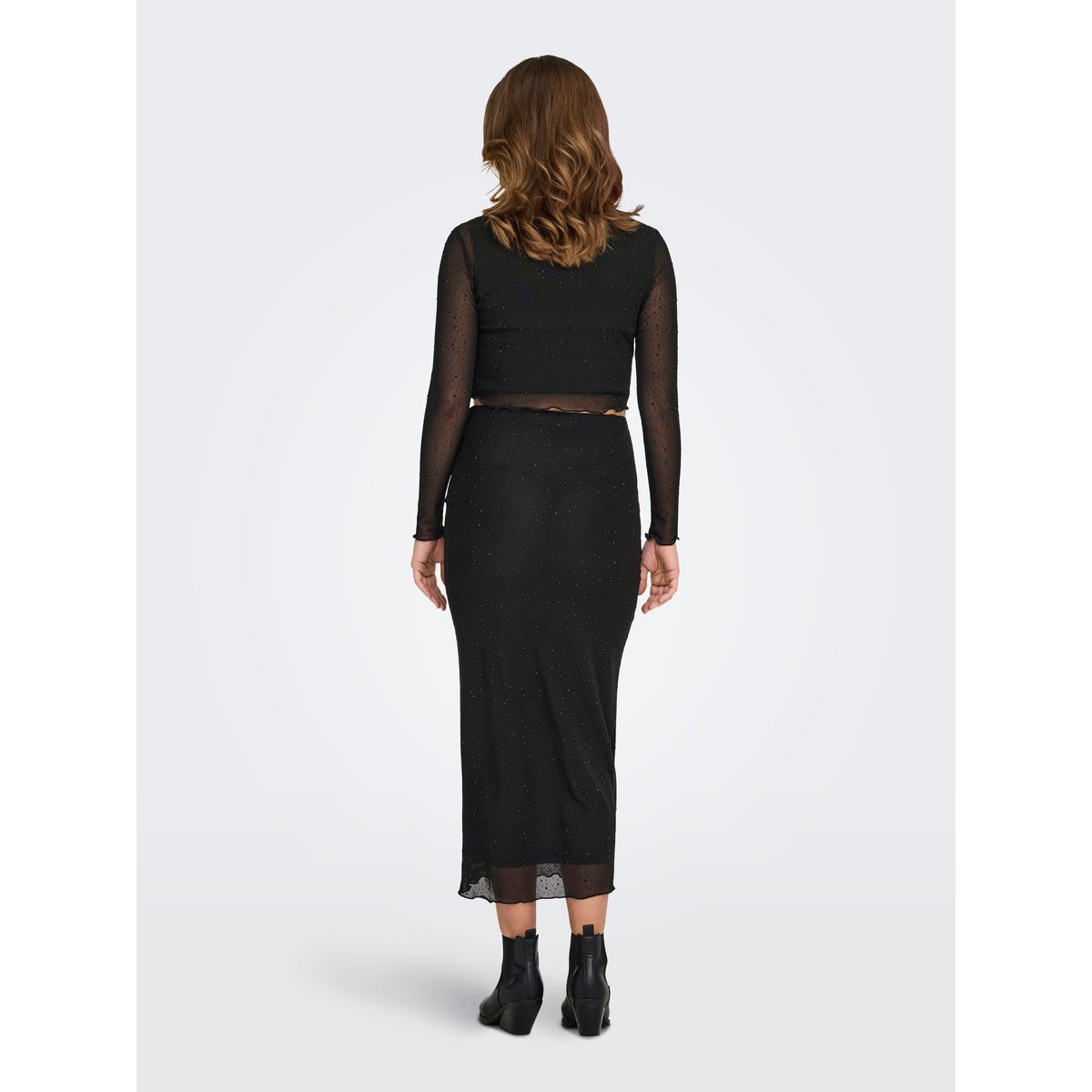 Jupe Droite black, ONLY