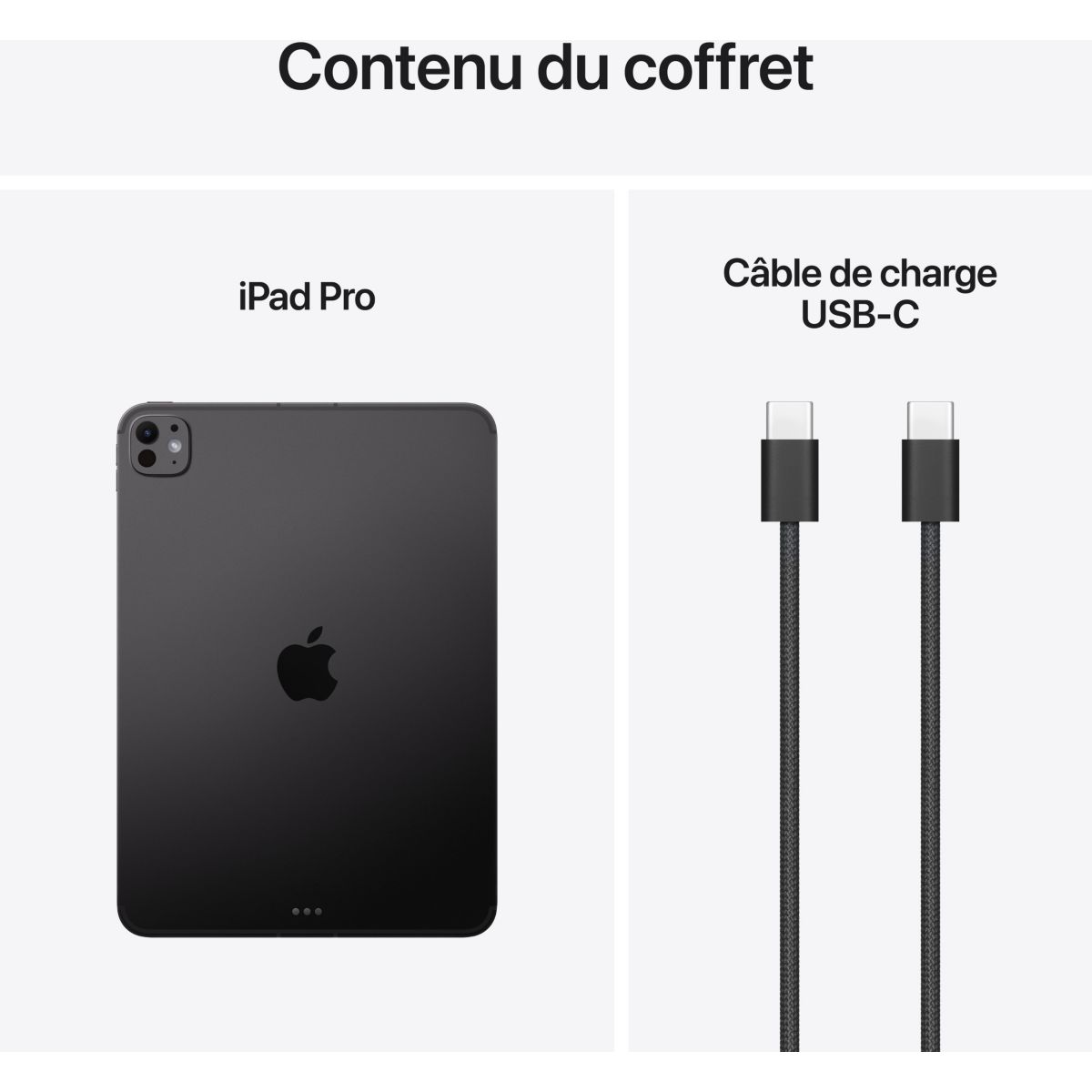 Tablette Apple Pro 13 M5 1To Noir Sidéral Standard noir, APPLE