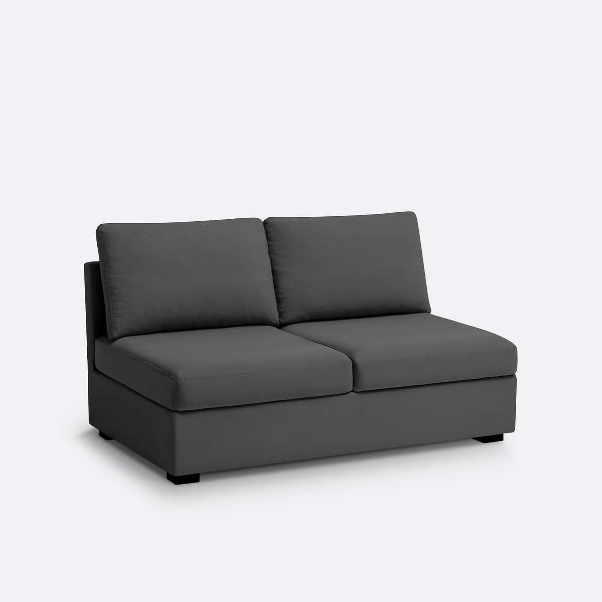 Banquette coton, Robin gris anthracite, SO'HOME