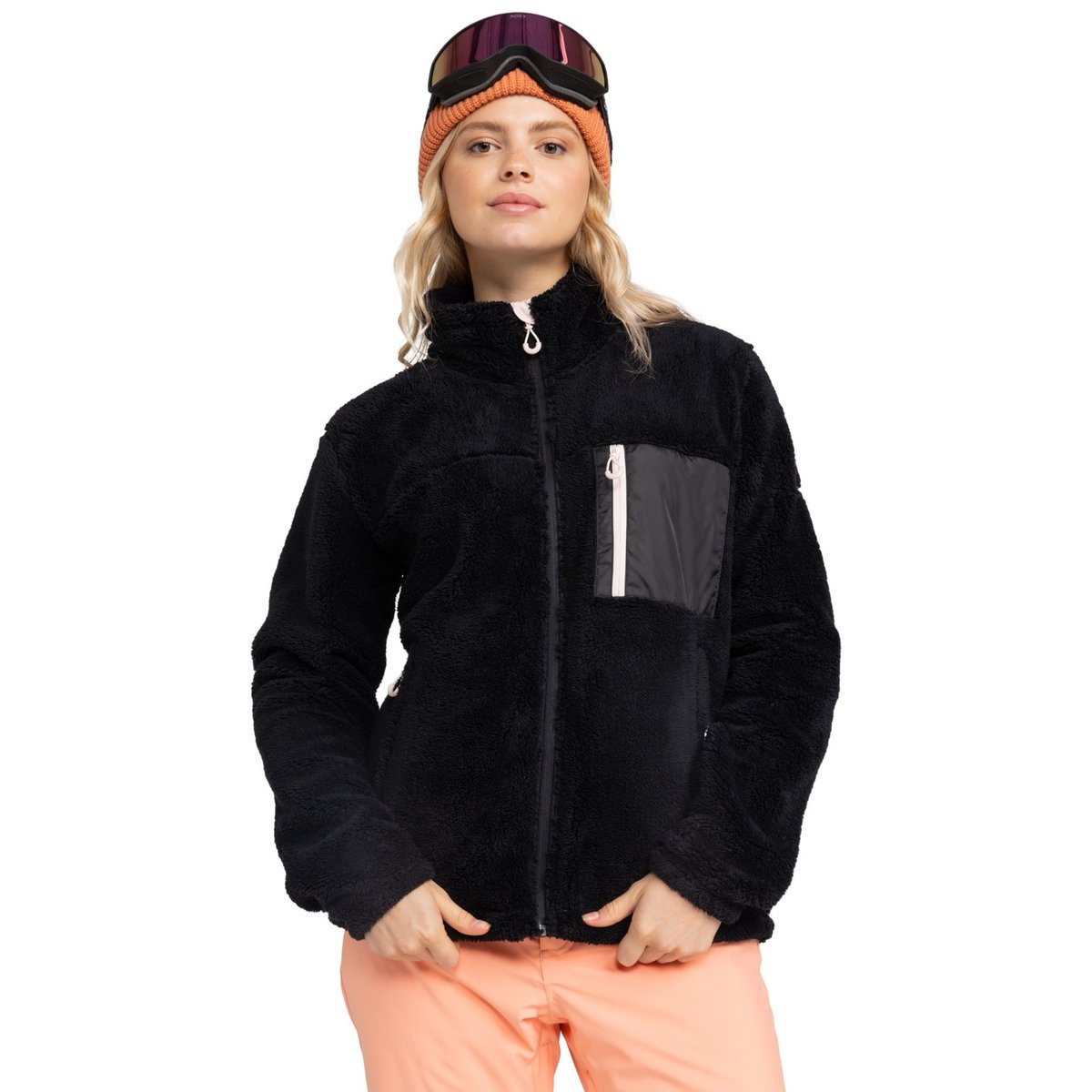 Sweat zippé ALABAMA. noir true black, ROXY