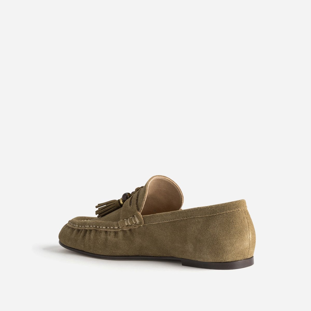 Mocassin en cuir GAUD taupe, ERAM