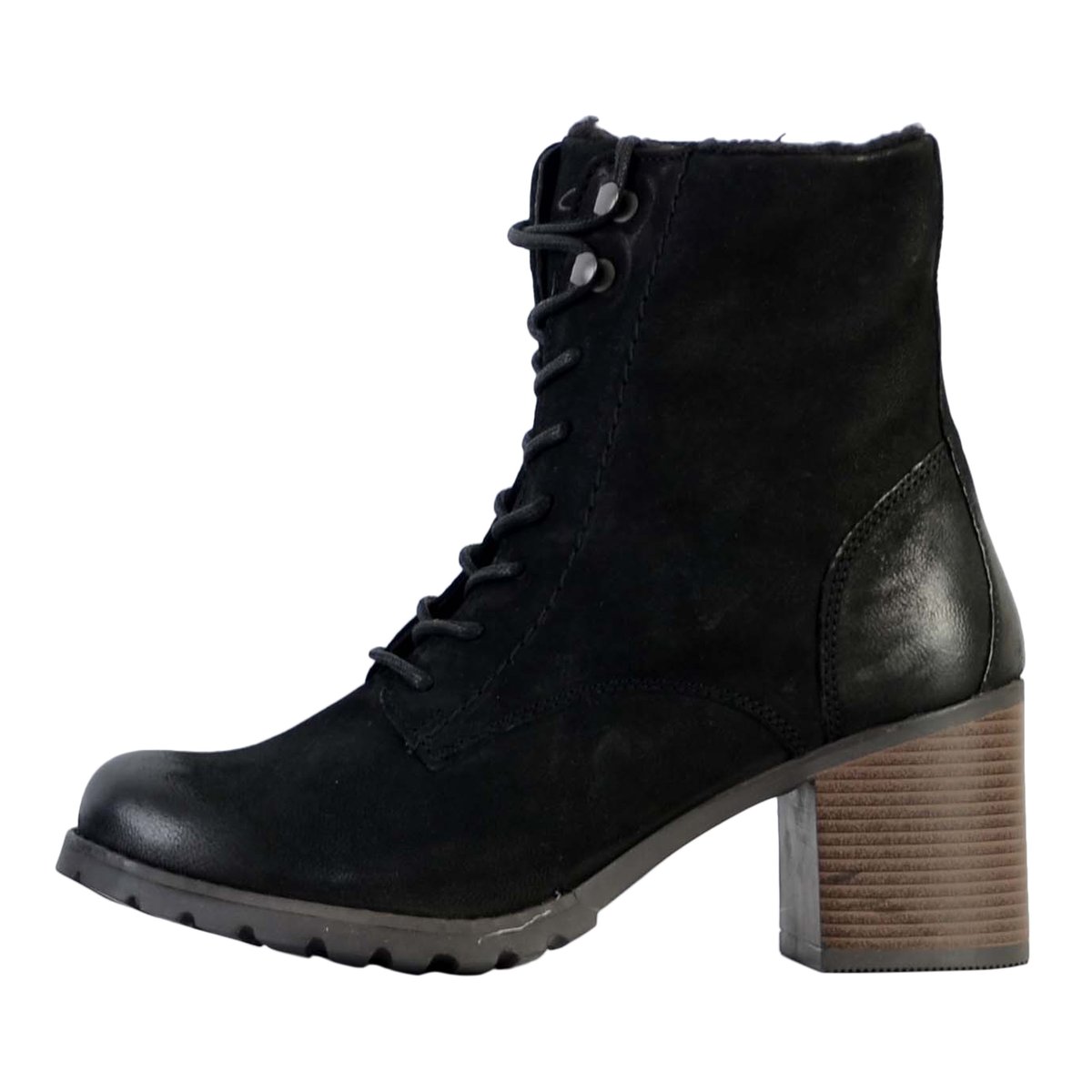 Bottine Cuir Well Lace noir, CLARKS