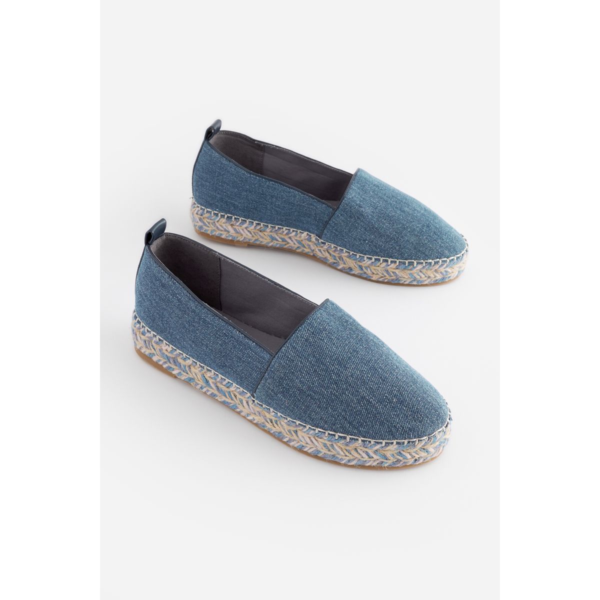 Espadrilles à semelle épaisse jean, NEXT