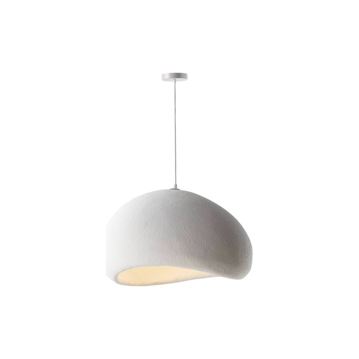 Suspension d'architecte en ciment blanc, RECOLLECTION