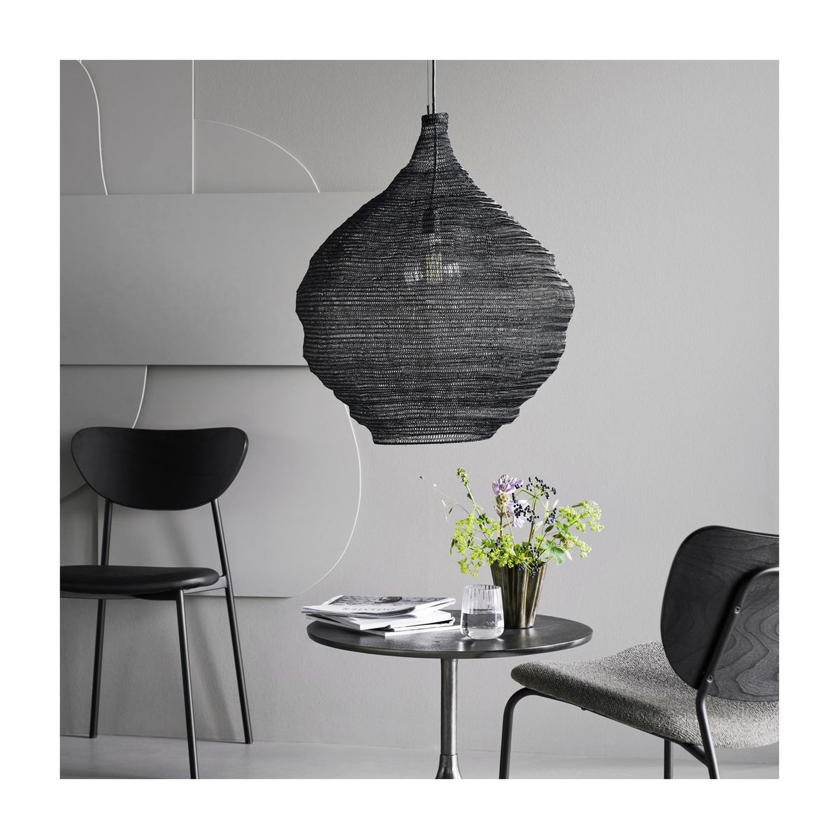 Suspension Mesh diam 60 cm noir, HOUSE DOCTOR