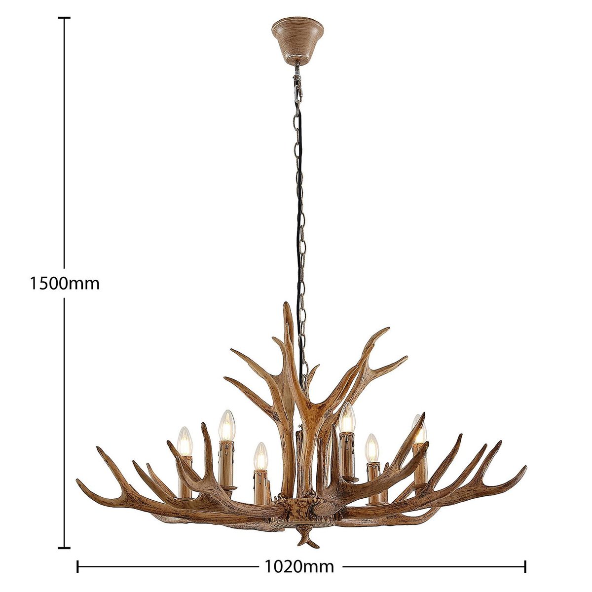 Suspension traditionnelle, Tejask marron, LINDBY