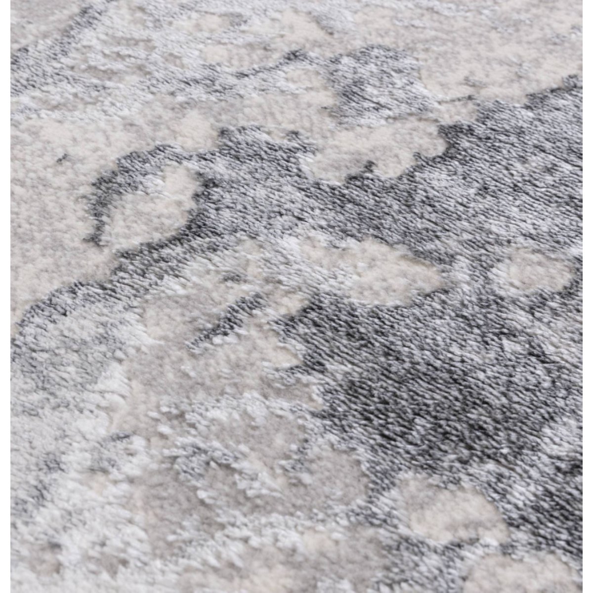 Tapis tissé plat moderne CARONI gris, NOVATREND